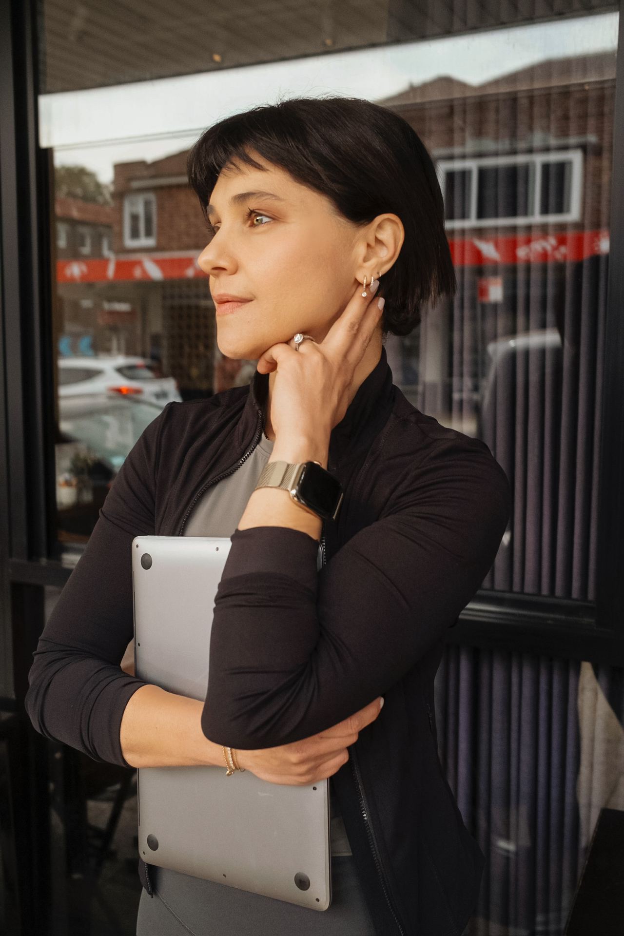 Seemira founder wearing Apple Watch